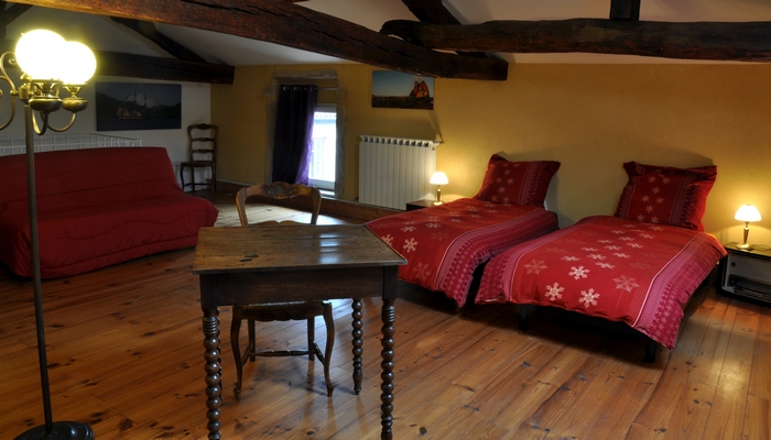 Bavière et volcan en Beaujolais, gîte Beaujolais, chambre d'hôtes Beaujolais, la maison de Vacances, le loft